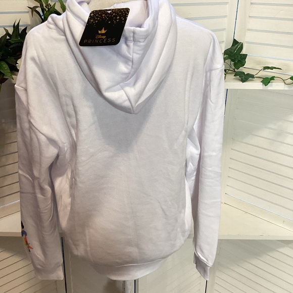 Disney Princess White Hoodie New Size Med 1312 - Picture 4 of 5